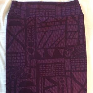 💜🖤Purple Cassie skirt, LuLaRoe, size L💜🖤